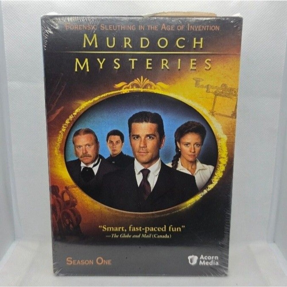Murdoch Mysteries: Season One 4-Disc DVD Box Set Acorn Media (2008) - Brand New